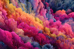 Vibrant Magenta Pink Textured Cloud Abstract Background Product Image 1