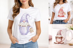 Christmas Gnome Cocoa Mug Sublimation Product Image 2