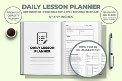 Daily Lesson Planner KDP Interior Product Image 2