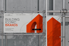 Urban Scaffolding Banner Mockup Product Image 2