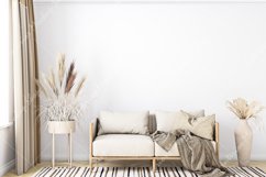 Interior mockup, Blank wall mockup, Boho style Product Image 2