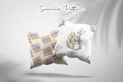 Easter Bunny Mama Seamless Pattern Product Image 3