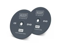 Compact Disc CD DVD Mockup Template Bundle 2 Product Image 3