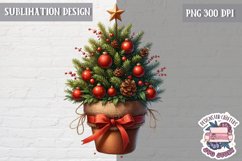 Christmas Farm Fresh Sublimation PNG Cozy Winter Clipart Product Image 1