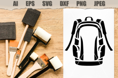 Stencil Backpack Travel Product Image 2