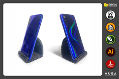 Phone Stand Laser cut file Phone holder SVG file Wooden Product Image 2