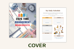 ADHD 2026 Time Management Worksheets Product Image 2