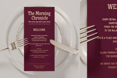 Restaurant Foil Stamped Card Mockup Product Image 2