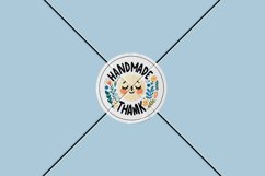 Crumpled Round Sticker Mockup Product Image 2
