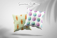Easter Eggs Carrot Seamless Pattern Product Image 3
