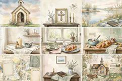 Easter Morning Junk Journal Digital Kit| Junk Journal Product Image 3