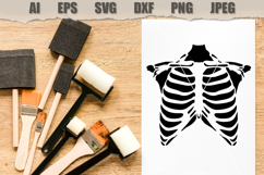 Stencil Human Rib Cage Product Image 2