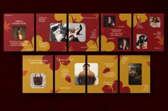 Autumn Fashion Week Instagram Carousel &amp; Canva Template Product Image 2