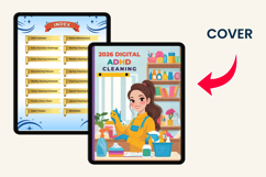 2026 Digital ADHD Cleaning Planner Product Image 2