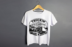 Truckin Is Not Just A Job It's A Lifestyle SVG Product Image 2