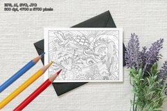 Sea romantic coloring pages Product Image 6