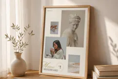 Elegant Neutral Moodboard Photo Collage Template Product Image 2