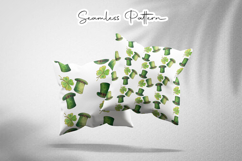 St. Patrick's Day Seamless Patterns - Leprechaun &amp; Clovers Product Image 3
