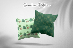 Green Clover Lucky Seamless Set - Leprechaun &amp; Clovers Product Image 3
