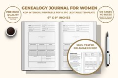 Genealogy Journal For Women KDP Interior Product Image 2