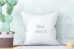Mockup White Pillow in JPG | Craft Mockups Product Image 1