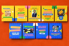 Back to School Instagram Carousel &amp; Canva Template Product Image 2