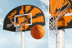 Outdoor Basketball Hoop Mockup Product Image 3
