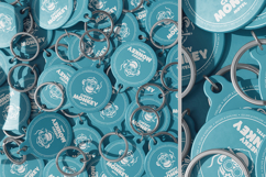 Bunch of Motel Key Tag Mockup Product Image 2