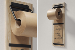 Kraft Paper Wall Roller Mockup Product Image 2