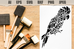 Stencil Cockatoo Bird Product Image 2