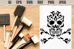 Stencil Skull and crossbones Product Image 2