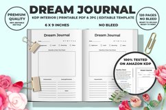 Dream Journal KDP Interior Product Image 2