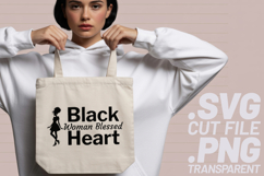 4x Inspirational Quotes Black Woman Soft Power SVG Cut Files Product Image 3