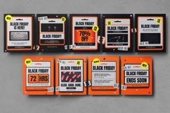 Black Friday Sale Instagram Carousel &amp; Canva Template Product Image 2