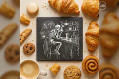 The Afterlife Espresso Gothic Skeleton Laser Engraving PNG Product Image 3