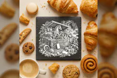 The Toycrate Manifest Christmas Laser Engraving PNG Product Image 4