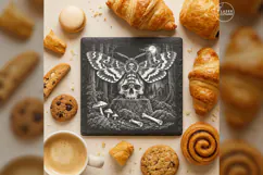 The Final Wingbeat Gothic Halloween Laser Engraving PNG Product Image 4