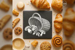 The Forager's Measure Woodland Laser Engraving PNG Product Image 2