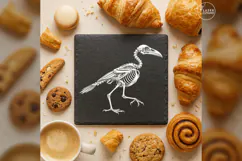 The Hollow Corvid Anatomy Laser Engraving PNG Product Image 4