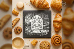 The Firbranch Folk Panel Christmas Laser Engraving PNG Product Image 4