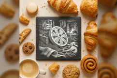 The Orange and Clove Hearth Laser Engraving PNG Product Image 4