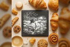 The Thawing Garden Farewell Laser Engraving PNG Product Image 3