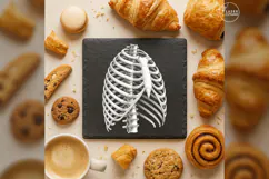 The Ivory Cage Anatomy Laser Engraving PNG Product Image 4