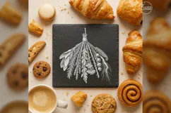 The Ninefold Herb Witchcraft Laser Engraving PNG Product Image 3