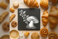 The Bilberry Companion Woodland Laser Engraving PNG Product Image 2