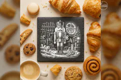 Clockwork Nutcracker Laser Engraving PNG Product Image 3
