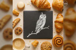 The Backward Gaze Woodland Animal Laser Engraving PNG Product Image 4