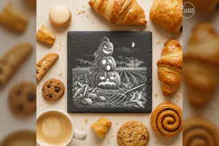 The Harvest Totem Pumpkin Halloween Laser Engraving PNG Product Image 3