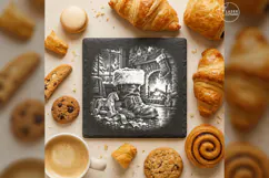 The Fireside Boot Santa Claus Christmas Laser Engraving PNG Product Image 4