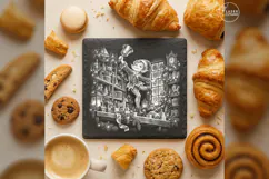 Bell-Ringer Toy Shelf Christmas Laser Engraving PNG Product Image 4
